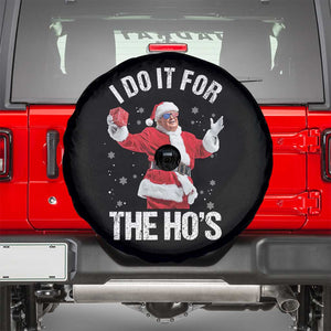 Funny Trump Santa Christmas Spare Tire Cover I Do It For The Hos Holiday Gift TS02 Black Print Your Wear