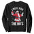 Funny Trump Santa Christmas Sweatshirt I Do It For The Hos Holiday Gift TS02 Black Print Your Wear