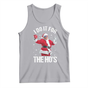 Funny Trump Santa Christmas Tank Top I Do It For The Hos Holiday Gift TS02 Athletic Heather Print Your Wear