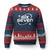 Funny Six Seven Ugly Christmas Sweater Cool 67 Meme Y2K Gen Alpha Slang TS02 Navy Red Print Your Wear