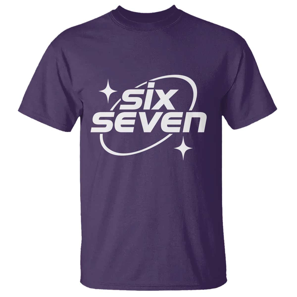 Funny Six Seven T Shirt Cool 67 Meme Y2K Gen Alpha Slang TS02 Purple Print Your Wear