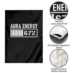 Funny Aura Energy at 67 Garden Flag Six Seven Viral Meme 6 7 Gen Alpha Slang TS02 Print Your Wear