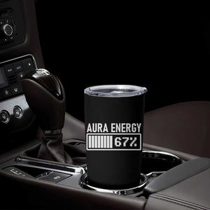 Funny Aura Energy at 67 Tumbler Cup Six Seven Viral Meme 6 7 Gen Alpha Slang TS02 Print Your Wear