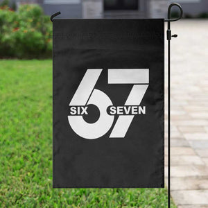 Funny Six Seven 67 Meme Garden Flag Bold Graphic TS02 Print Your Wear