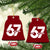 Funny Six Seven 67 Meme Ceramic Ornament Bold Graphic TS02 Print Your Wear