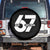 Funny Six Seven 67 Meme Spare Tire Cover Bold Graphic TS02 No hole Black Print Your Wear