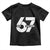 Funny Six Seven 67 Meme Toddler T Shirt Bold Graphic TS02 Black Print Your Wear