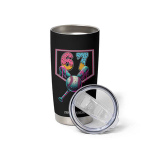 Funny Six Seven Baseball Drip Tumbler Cup Number 67 Meme Drippy Bats TS02 Print Your Wear