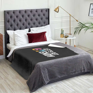 Funny Six Seven 67 Throw Blanket Lets Get Sendy 6 7 Meme Icecream TS02 Print Your Wear