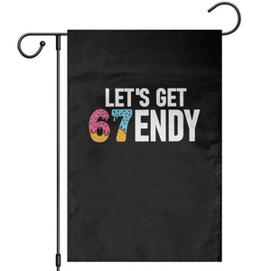 Funny Six Seven 67 Garden Flag Lets Get Sendy 6 7 Meme Icecream TS02 Black Print Your Wear