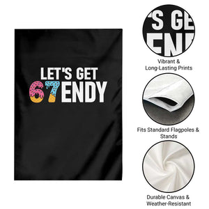 Funny Six Seven 67 Garden Flag Lets Get Sendy 6 7 Meme Icecream TS02 Print Your Wear