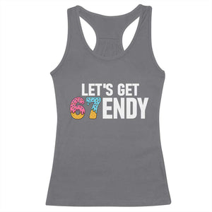 Funny Six Seven 67 Racerback Tank Top Lets Get Sendy 6 7 Meme Icecream TS02 Charcoal Print Your Wear