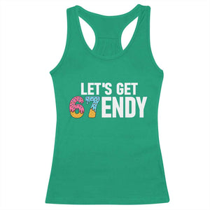 Funny Six Seven 67 Racerback Tank Top Lets Get Sendy 6 7 Meme Icecream TS02 Irish Green Print Your Wear