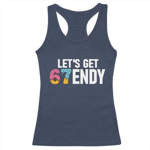 Funny Six Seven 67 Racerback Tank Top Lets Get Sendy 6 7 Meme Icecream TS02 Navy Print Your Wear