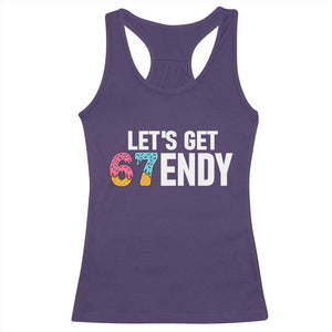 Funny Six Seven 67 Racerback Tank Top Lets Get Sendy 6 7 Meme Icecream TS02 Purple Print Your Wear