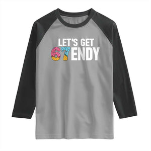 Funny Six Seven 67 Raglan Shirt Lets Get Sendy 6 7 Meme Icecream TS02 Sport Gray Black Print Your Wear