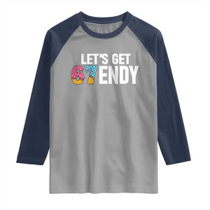 Funny Six Seven 67 Raglan Shirt Lets Get Sendy 6 7 Meme Icecream TS02 Sport Gray Navy Print Your Wear
