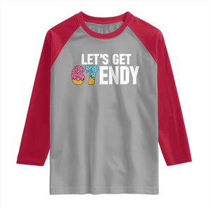 Funny Six Seven 67 Raglan Shirt Lets Get Sendy 6 7 Meme Icecream TS02 Sport Gray Red Print Your Wear