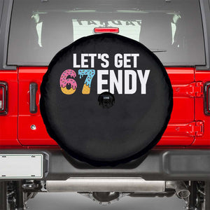 Funny Six Seven 67 Spare Tire Cover Lets Get Sendy 6 7 Meme Icecream TS02 Black Print Your Wear