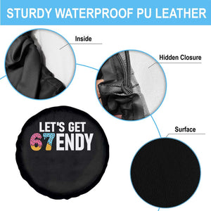 Funny Six Seven 67 Spare Tire Cover Lets Get Sendy 6 7 Meme Icecream TS02 Print Your Wear
