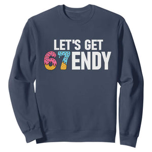 Funny Six Seven 67 Sweatshirt Lets Get Sendy 6 7 Meme Icecream TS02 Navy Print Your Wear