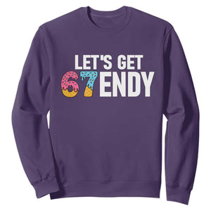 Funny Six Seven 67 Sweatshirt Lets Get Sendy 6 7 Meme Icecream TS02 Purple Print Your Wear