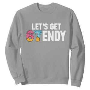 Funny Six Seven 67 Sweatshirt Lets Get Sendy 6 7 Meme Icecream TS02 Sport Gray Print Your Wear
