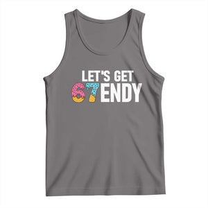 Funny Six Seven 67 Tank Top Lets Get Sendy 6 7 Meme Icecream TS02 Deep Heather Print Your Wear