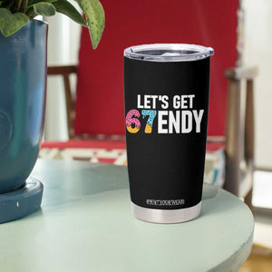 Funny Six Seven 67 Tumbler Cup Lets Get Sendy 6 7 Meme Icecream TS02 Print Your Wear