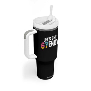Funny Six Seven 67 Tumbler With Handle Lets Get Sendy 6 7 Meme Icecream TS02 Print Your Wear