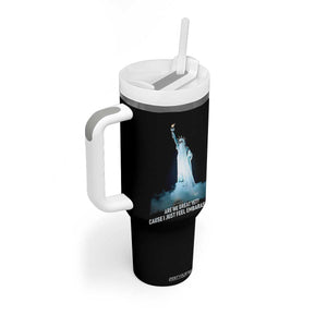 Statue of Liberty Ghost Tumbler With Handle Are We Great Yet Cause I Just Feel Embarrased TS02 Print Your Wear