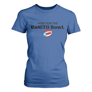Here For The Benito Bowl T Shirt For Women Funny Puerto Rican Football Party Celebration TS02 Royal Blue Print Your Wear