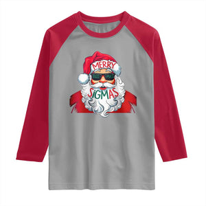Funny Santa Rizz Christmas Raglan Shirt Merry Rizzmas Sigmas Xmas Gen Alpha Middle School TS02 Sport Gray Red Print Your Wear