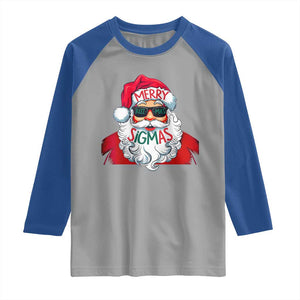 Funny Santa Rizz Christmas Raglan Shirt Merry Rizzmas Sigmas Xmas Gen Alpha Middle School TS02 Sport Gray Royal Print Your Wear