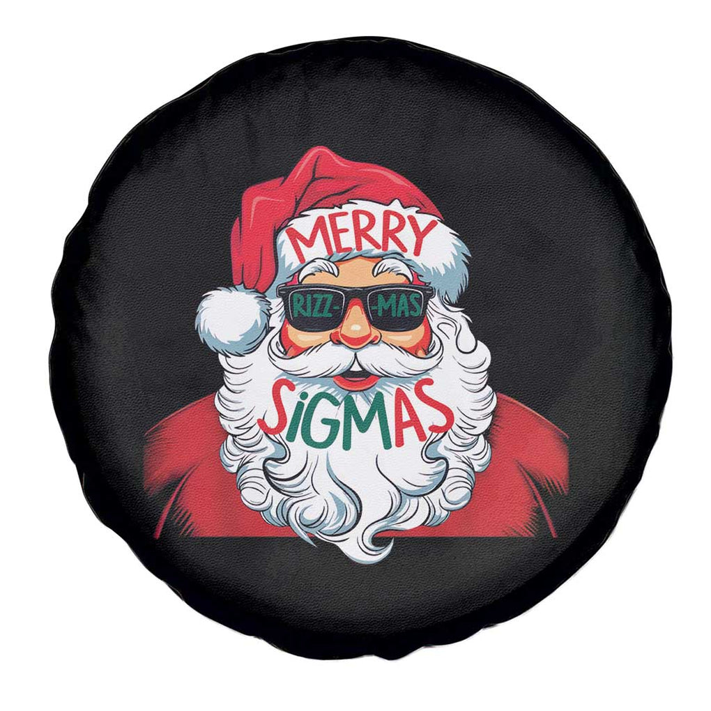 Funny Santa Rizz Christmas Spare Tire Cover Merry Rizzmas Sigmas Xmas Gen Alpha Middle School TS02 Print Your Wear