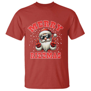 Funny Santa Rizz Christmas T Shirt Merry Rizzmas Claus Funny Xmas TS02 Red Print Your Wear