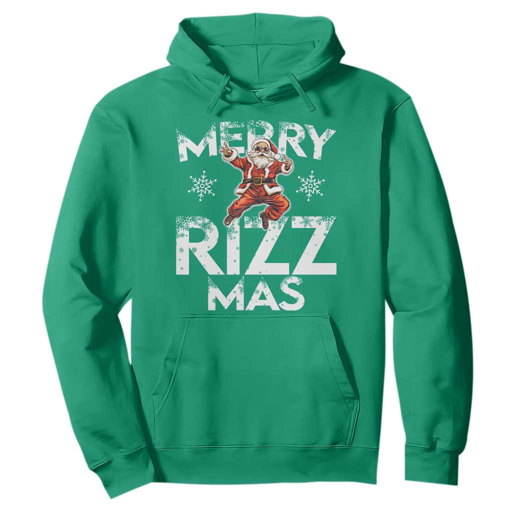 Funny Santa Rizz Christmas Hoodie Merry Rizz Mas Cool TS02 Irish Green Print Your Wear