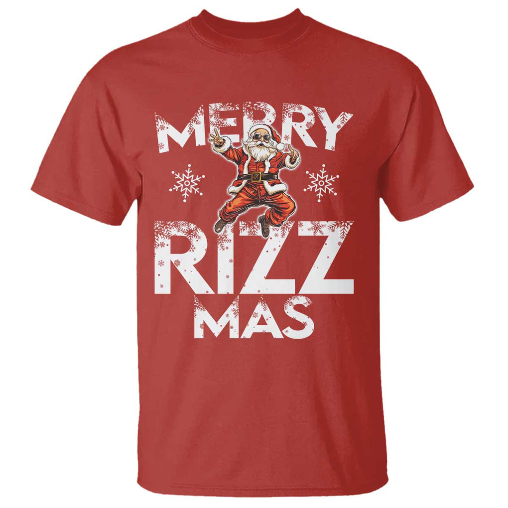 Funny Santa Rizz Christmas T Shirt Merry Rizz Mas Cool TS02 Red Print Your Wear