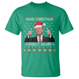 Christmas Trump T Shirt Make Christmas Great Again Santa Donald Ugly Sweater TS02 Irish Green Print Your Wear