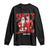 Christmas Trump With Santa Long Sleeve Shirt Santa's Favorite Felon Since 2024 TS02 Black Print Your Wear
