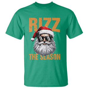 Funny Santa Rizz Christmas T Shirt Rizz The Season TS02 Irish Green Print Your Wear