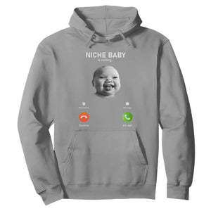 Funny Tuff Baby Meme Hoodie Tell Em Son AI Niche Baby Motion Holding Laugh TS02 Sport Gray Print Your Wear