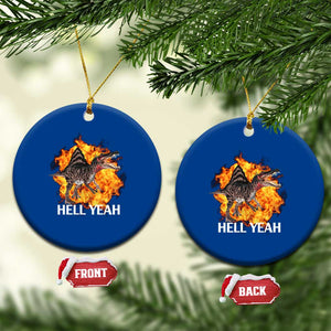 Spinosaurus Racha Explosion Hell Yeah Ceramic Ornament Dinosaur Shrieks Meme Funny Prehistoric Fire Blast TS02 1pc Blue Print Your Wear