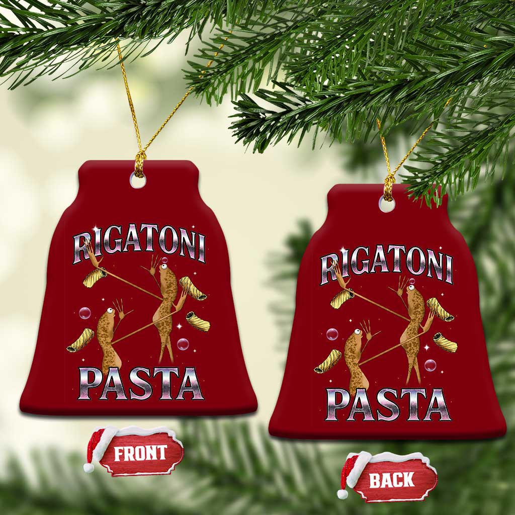 Rigatoni Pasta Lover Marcus The Worm Ceramic Ornament Retro 90s Bootleg Weird Meme Internet Humor TS02 Print Your Wear