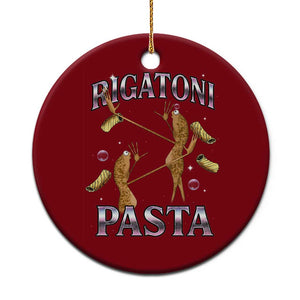 Rigatoni Pasta Lover Marcus The Worm Ceramic Ornament Retro 90s Bootleg Weird Meme Internet Humor TS02 1pc Red Print Your Wear