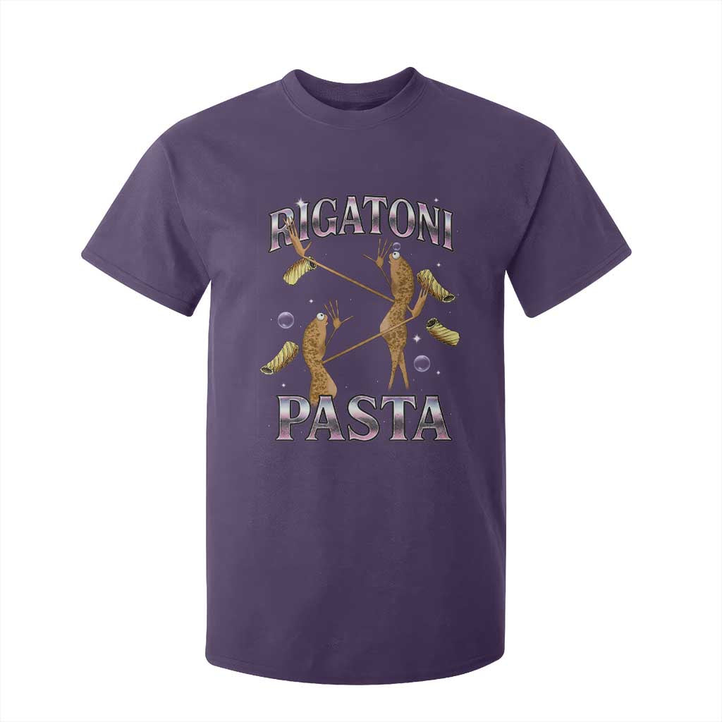 Rigatoni Pasta Lover Marcus The Worm T Shirt For Kid Retro 90s Bootleg Weird Meme Internet Humor TS02 Purple Print Your Wear