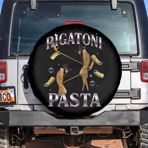 Rigatoni Pasta Lover Marcus The Worm Spare Tire Cover Retro 90s Bootleg Weird Meme Internet Humor TS02 No hole Black Print Your Wear