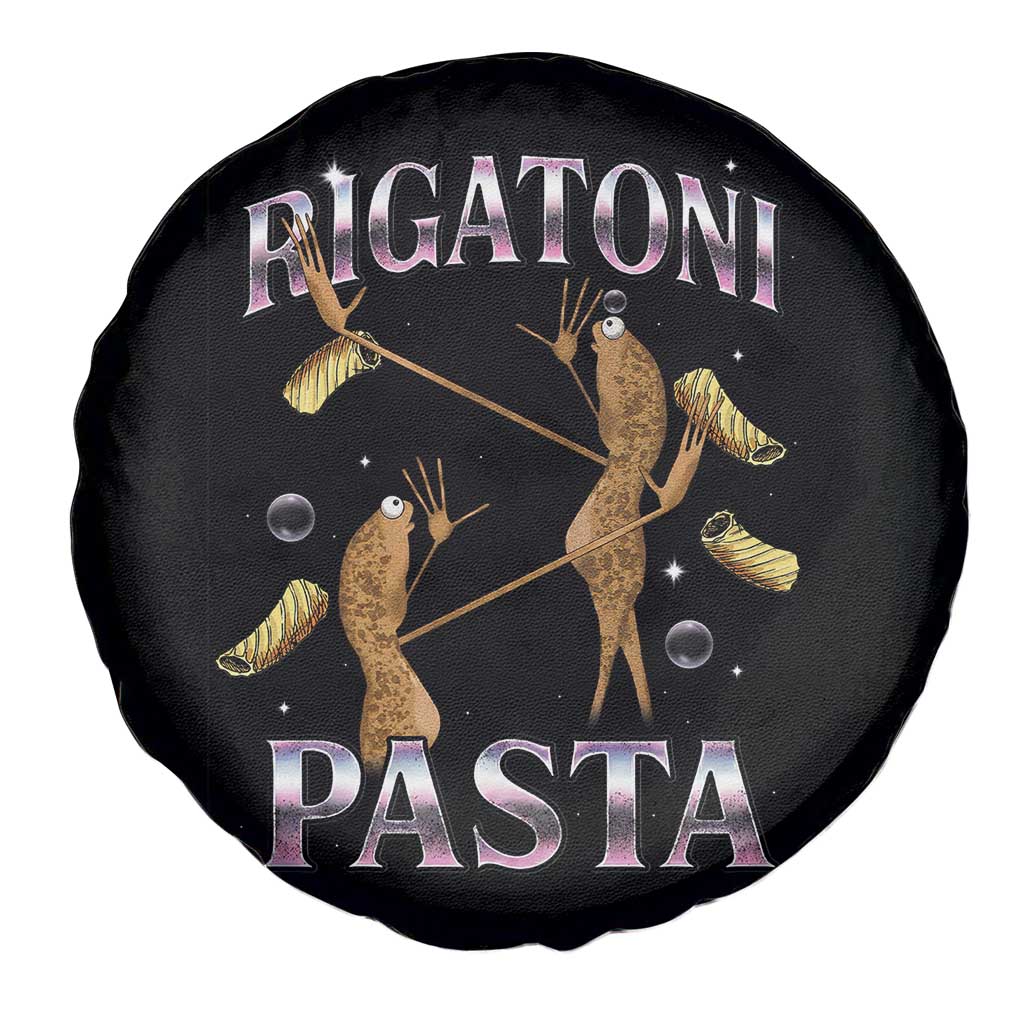 Rigatoni Pasta Lover Marcus The Worm Spare Tire Cover Retro 90s Bootleg Weird Meme Internet Humor TS02 Print Your Wear