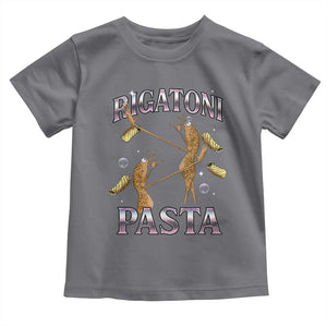 Rigatoni Pasta Lover Marcus The Worm Toddler T Shirt Retro 90s Bootleg Weird Meme Internet Humor TS02 Charcoal Print Your Wear