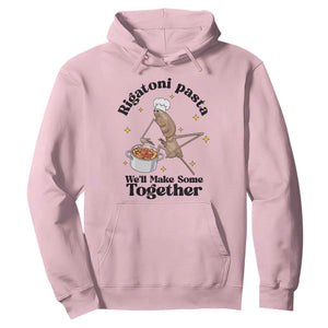 Rigatoni Pasta Chef Marcus The Worm Hoodie We'll Make Some Together Wholesome Weird Meme TS02 Light Pink Print Your Wear